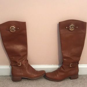 Michael Kors leather riding boots